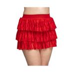 Rokje Rood met Kant Onesize, Verzenden, Nieuw, Feestartikel