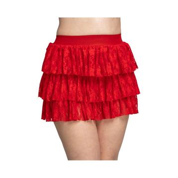 Rokje Rood met Kant Onesize beschikbaar voor biedingen