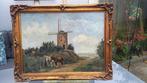 H C Kranenburg jr (1917-1997) - Molenaar voedt zijn paarden, Antiek en Kunst