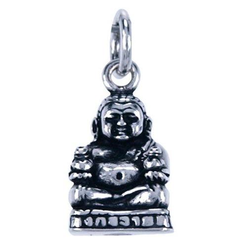 Zilveren Hotei ketting hanger - geldbuidel, Sieraden, Tassen en Uiterlijk, Kettinghangers, Verzenden