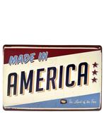 Metalen Wandbord - Made in America, Ophalen of Verzenden, Nieuw