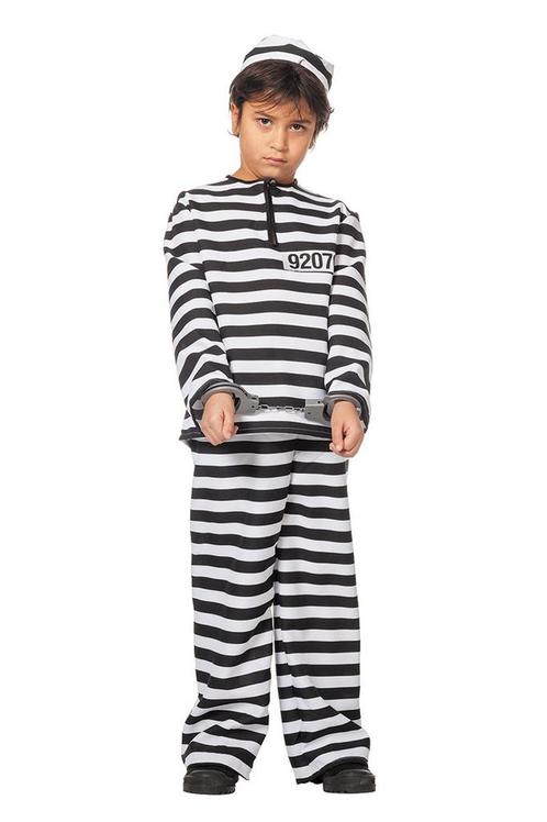 Boevenpak Zwart Wit Kind, Kinderen en Baby's, Carnavalskleding en Verkleedspullen, Nieuw, Verzenden