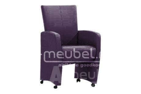 Eetkamerstoel Carlo - eetkamerstoelen - Paars, Huis en Inrichting, Stoelen, Nieuw, Stof