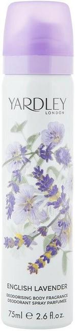 YARDLEY ENGLISH LAVENDER DEODORANT SPRAY SPUITBUS 75 ML, Verzenden, Nieuw
