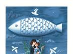 Raymond Peynet (1908-1999) - Les amoureux au poisson