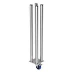 FORTEX STAGE750 Quattro poot met zwenkwiel/rem podiumhoogte, Verzenden, Nieuw