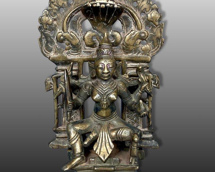 Raar altaar van r Bhairav (akti van Bhairava) met vier, Antiek en Kunst, Kunst | Niet-Westerse kunst