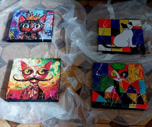 Abyléa - Chat dans lunivers de Basquiat, Antiek en Kunst, Kunst | Schilderijen | Modern