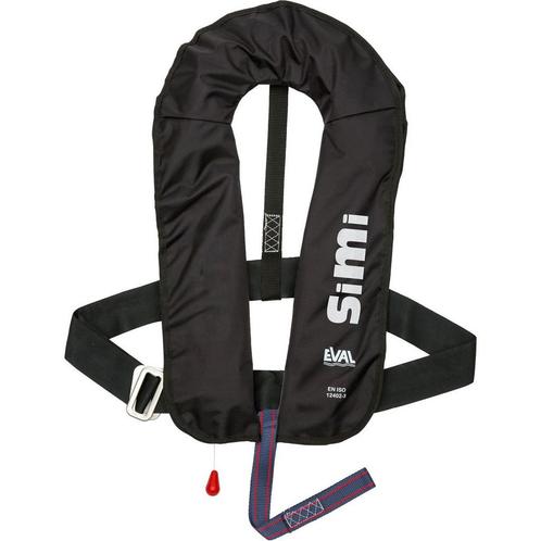 Eval Simi Automatisch Reddingsvest 160N met Rvs Gesp Zwart, Watersport en Boten, Watersportkleding, Ophalen of Verzenden