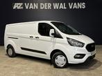Ford Transit Custom 2.0 TDCI 131pk L2H1 Euro6 Airco | LED |, Stof, Gebruikt, Wit, Dealer onderhouden