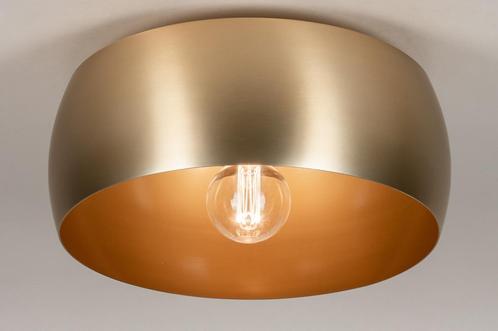 Rietveld Plafondlampen - Goud - Metaal, Huis en Inrichting, Lampen | Plafondlampen, Verzenden