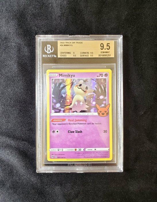 Pokémon - 1 Graded card - MIMIKYU 081/189 Haloween - Beckett, Hobby en Vrije tijd, Verzamelkaartspellen | Pokémon