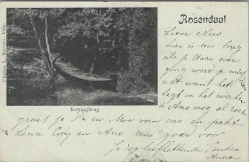 ROZENDAAL - Kettingbrug, Verzamelen, Ansichtkaarten | Nederland, Verzenden