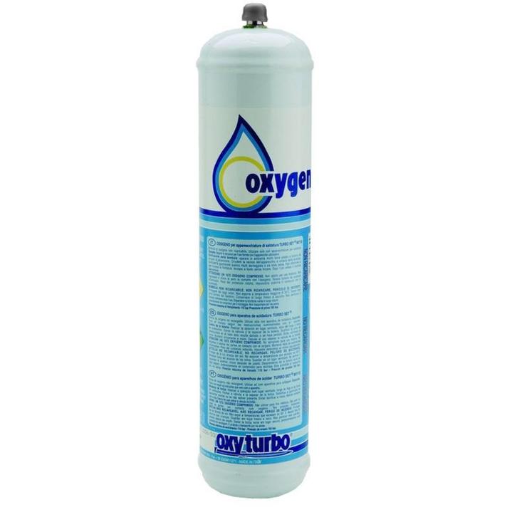 Gasfles zuurstof 1 liter 110 bar M10x1RH (Gasflessen), Doe-het-zelf en Verbouw, Gereedschap | Lasapparaten, Overige typen, Nieuw