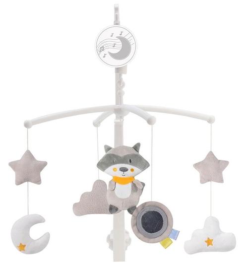Eco Toys Raccoon Muziekmobiel HC470940, Kinderen en Baby's, Speelgoed | Babyspeelgoed, Nieuw, Verzenden