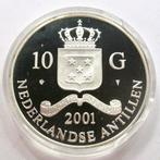 Nederlandse Antillen. Handelsmunt van 10 Gulden 2001 Cosimo, Postzegels en Munten