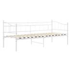 Eenpersoons slaapbank Arjeplog 90x200 cm wit
