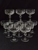 Drinkset (12) - Alexandra - Kristal - Likeur Coupes, Antiek en Kunst, Antiek | Meubels | Tafels