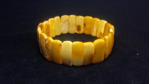 Vintage Baltische barnsteen - Barnsteen - Bangle - Bracelet, Verzamelen, Mineralen en Fossielen