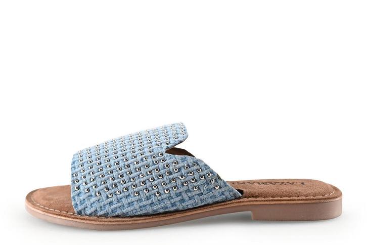 Lazamani slippers in maat 39 Blauw | 15% korting, Kleding | Dames, Schoenen, Blauw, Zo goed als nieuw, Slippers, Verzenden