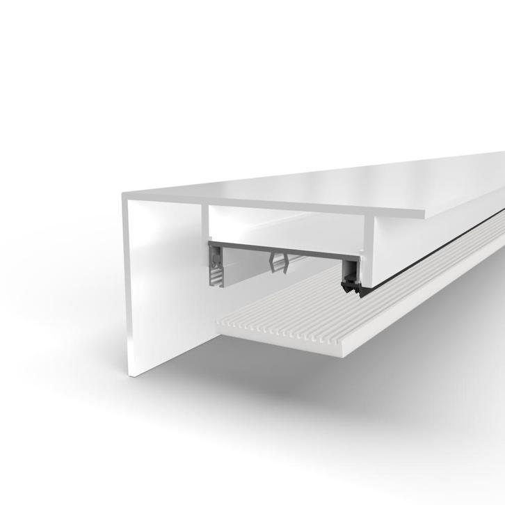 Complete profielset bovenzijde vrijstaand-3000 mm-Wit gelijk, Doe-het-zelf en Verbouw, Metalen, Ophalen of Verzenden