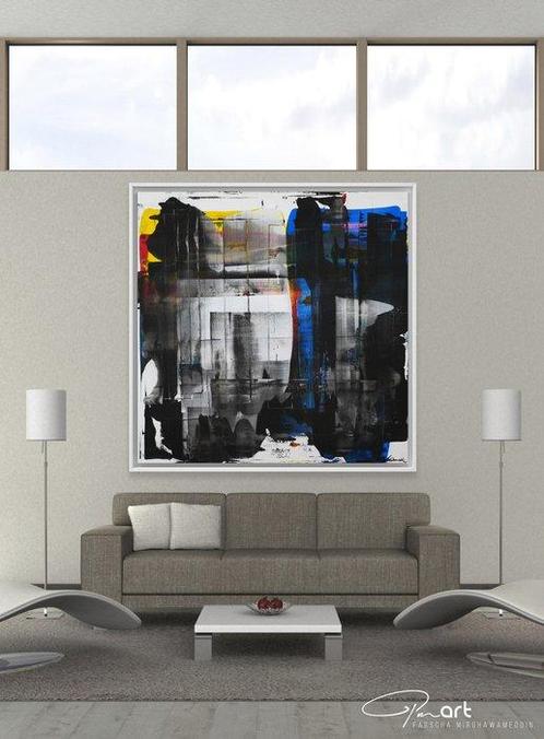 Parscha Mirghawameddin - Windy City - XXL, Antiek en Kunst, Kunst | Schilderijen | Modern