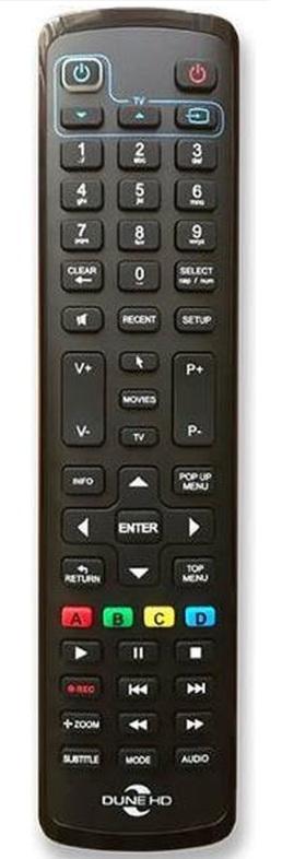 Afstandsbediening Dune hd pro 4k, Audio, Tv en Foto, Afstandsbedieningen, Origineel, Nieuw, Ophalen of Verzenden
