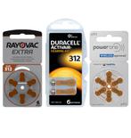 Proefpakket: 3 pakjes met 6 batterijen No. 312 bruin, Ophalen of Verzenden, Nieuw