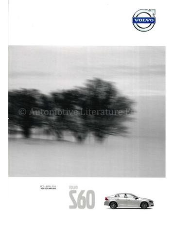 2015 VOLVO S60 BROCHURE NEDERLANDS beschikbaar voor biedingen