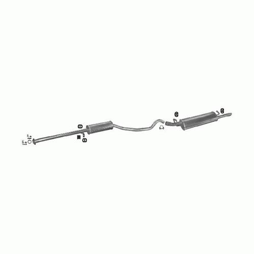 Complete Uitlaatset Opel Vectra A 1.8 1988.07 - 1992.08, Auto-onderdelen, Uitlaatsystemen, Verzenden