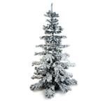 Kunstkerstboom met sneeuw 210cm