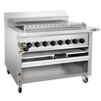 GGM Gastro | Hoge prestatie gascombi-grill - met 15 spiesen, Verzenden