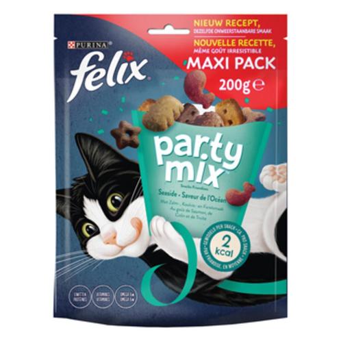 5x Felix Snack Party Mix Seaside 200 gr, Dieren en Toebehoren, Dierenvoeding, Verzenden