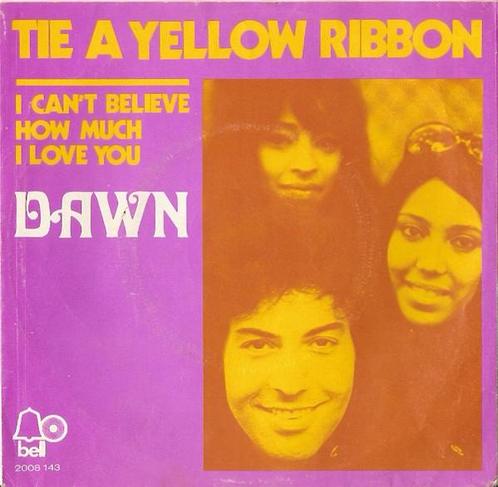 Single - Dawn - Tie A Yellow Ribbon, Cd's en Dvd's, Vinyl | Pop, Verzenden