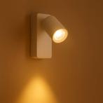 Bedlamp - Wandlamp | Wit | GU10 fitting, Huis en Inrichting, Ophalen of Verzenden, Nieuw, Metaal, Modern