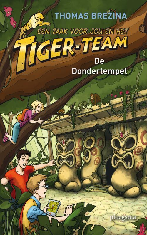 De dondertempel / Tiger-team 9789021667553 Thomas Brezina, Boeken, Kinderboeken | Jeugd | 10 tot 12 jaar, Zo goed als nieuw, Verzenden