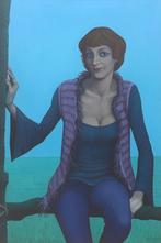 Theo lHerminez (1921-1997), Vrouw op tak