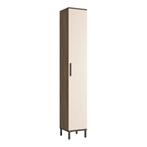 [en.casa] Badkamerkast Lieto 183,5x29,5x29,5cm eiken grijs b, Verzenden, Nieuw