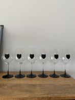 Champagneglas (6) - Dom Perignon met zwart logo, Riedel, Nieuw