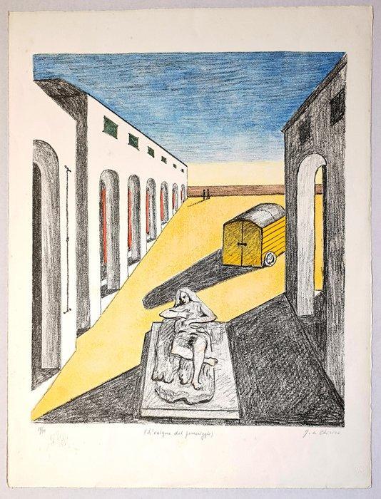 Giorgio De Chirico (1888-1978) - Lenigma del pomeriggio, Antiek en Kunst, Antiek | Overige Antiek