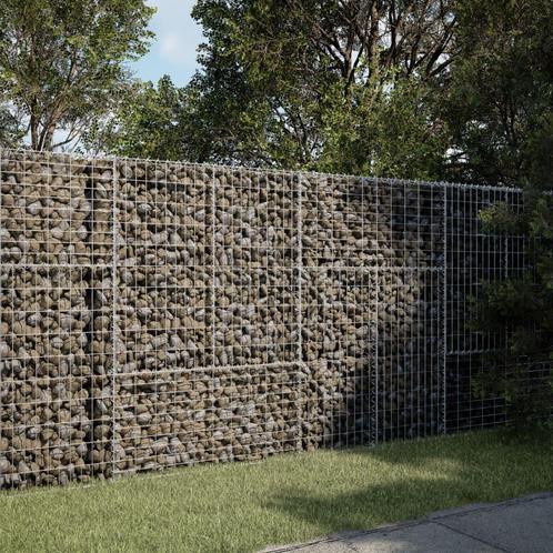 vidaXL Schanskorf 200x100x150 cm gegalvaniseerd ijzer, Tuin en Terras, Bloembakken en Plantenbakken, Nieuw, Metaal, Verzenden