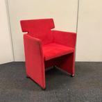 Artifort Key verrijdbare design stoel, rode stoffering, Huis en Inrichting, Gebruikt, Stof, Ophalen of Verzenden, Eén