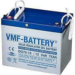 VMF GEL Deep Cycle 12V 75Ah 260x169x210X235, Auto-onderdelen, Accu's en Toebehoren, Verzenden