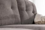 Reims Sofa Bank met Chaise Longue 3-Zitsbank Grijs Stof Jorn, Huis en Inrichting, Banken | Bankstellen, Verzenden, Nieuw