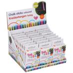 Eddy Toys 12-delige stoepkrijtset - 6 kleuren - 10 cm kri..., Ophalen of Verzenden, Nieuw