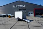 Humbaur gesloten bakwagen 1300kg 251x132x152cm met oprijklep, Nieuw