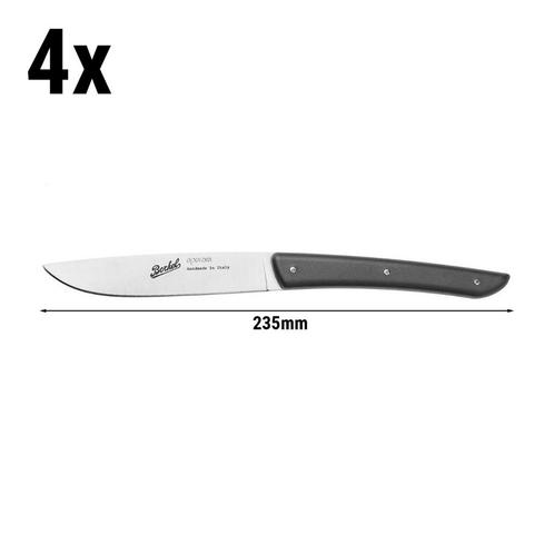 GGM Gastro | (4 stuks) BERKEL | Stheekmes - Zwart - Mes: |, Huis en Inrichting, Keuken | Bestek, Nieuw, Verzenden