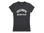 TRIUMPH - T-shirt triumph luss vrouw zwart /l - MTSS20052-L, Motoren, Kleding | Motorkleding, Nieuw met kaartje, TRIUMPH