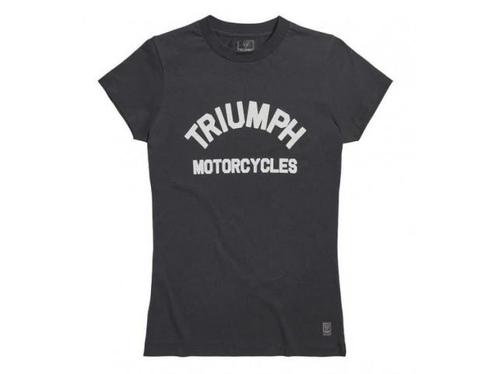 TRIUMPH - T-shirt triumph luss vrouw zwart /l - MTSS20052-L, Motoren, Kleding | Motorkleding, Ophalen of Verzenden