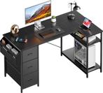 Bureau - Computertafel - Computerbureau - 120x78 cm - Zwart, Huis en Inrichting, Verzenden, Zo goed als nieuw